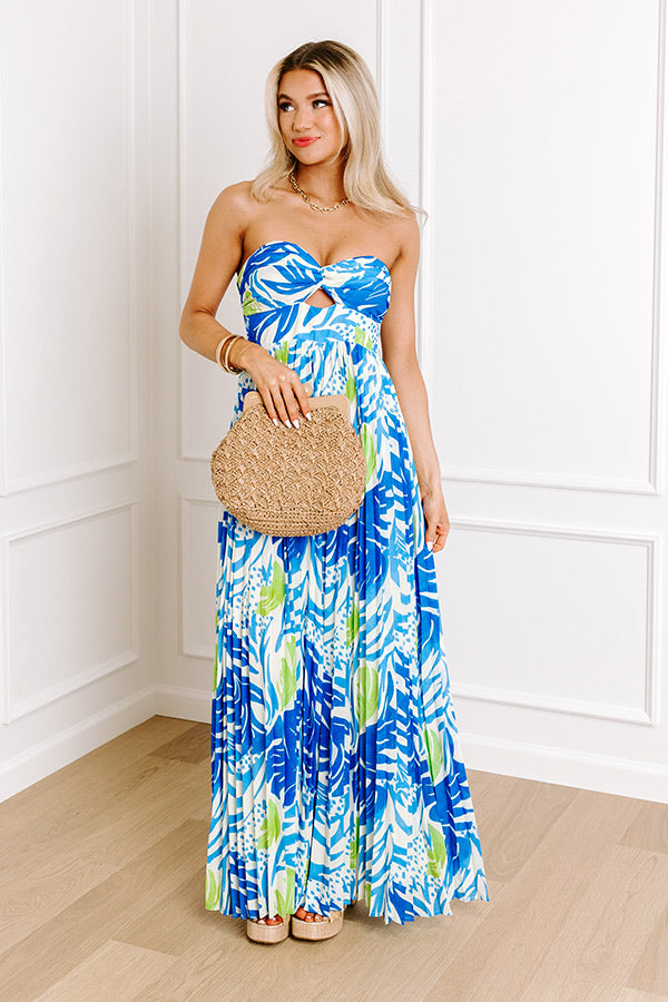 On Vacay Time Pleated Jumpsuit