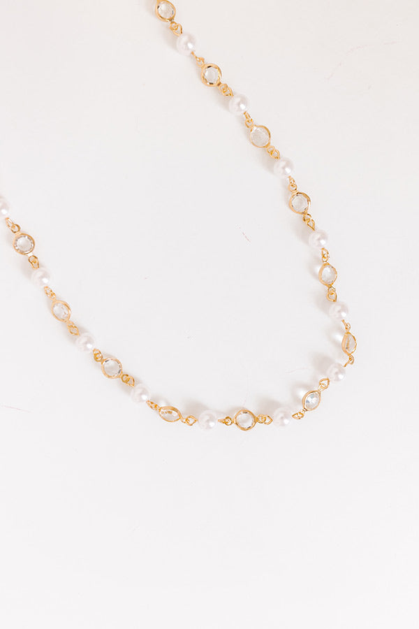 Sweet Charmer Necklace in Gold