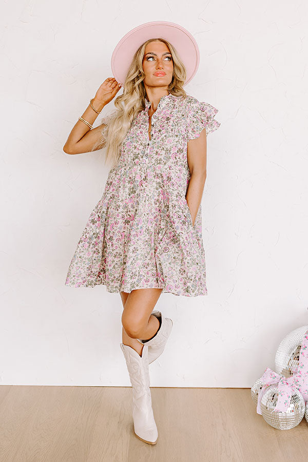 Wildflower Fields Mini Dress