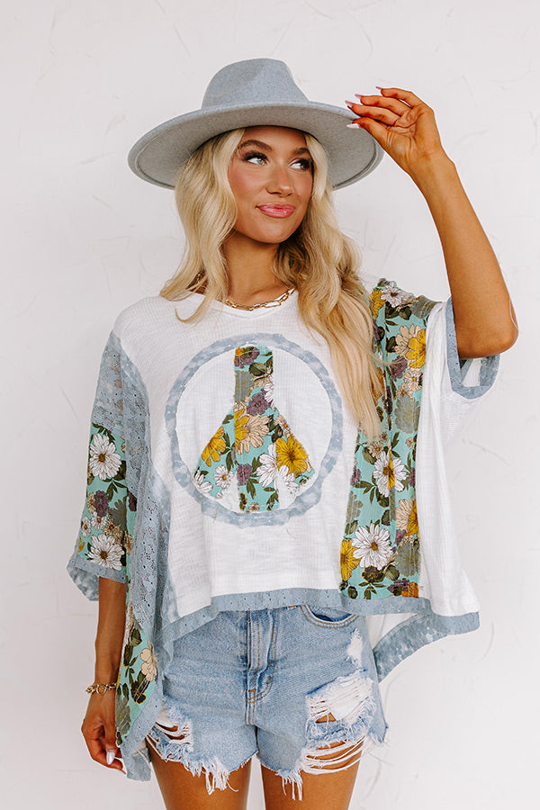 Peaceful Pause Lace Top