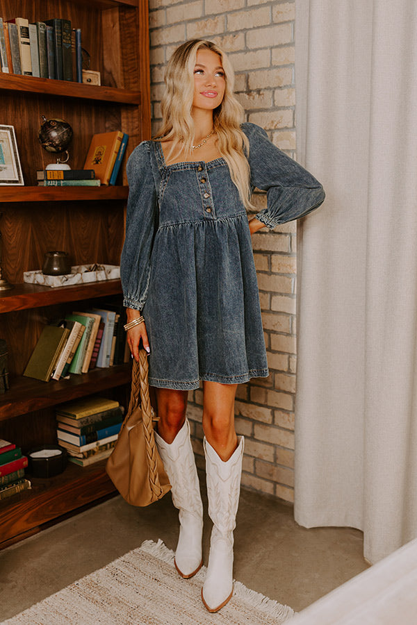 DENIM DARLING DRESS main image 1