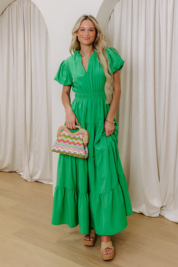 Simply Sweet Maxi Dress in Kelly Green – Impressions Online Boutique