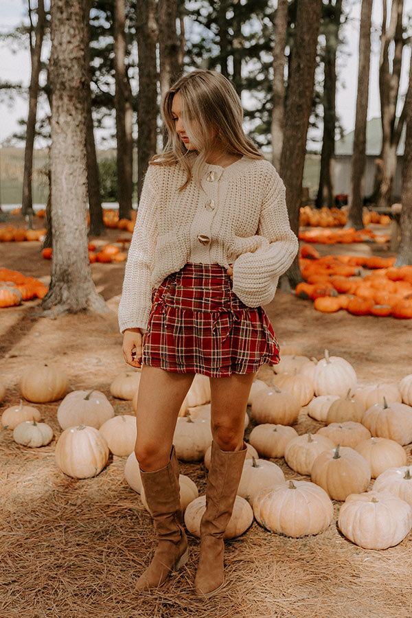 The Cher High Waist Plaid Skort Image 1