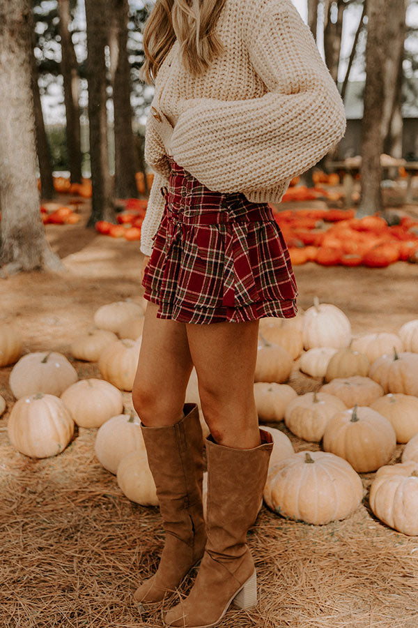 The Cher High Waist Plaid Skort Image 4