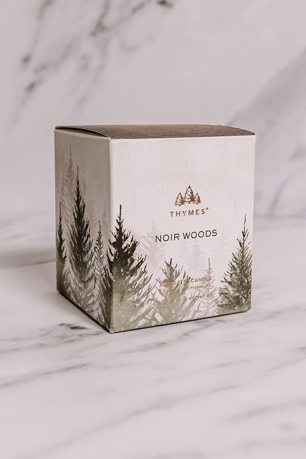 Thymes Noir Woods Poured Candle Image - 2