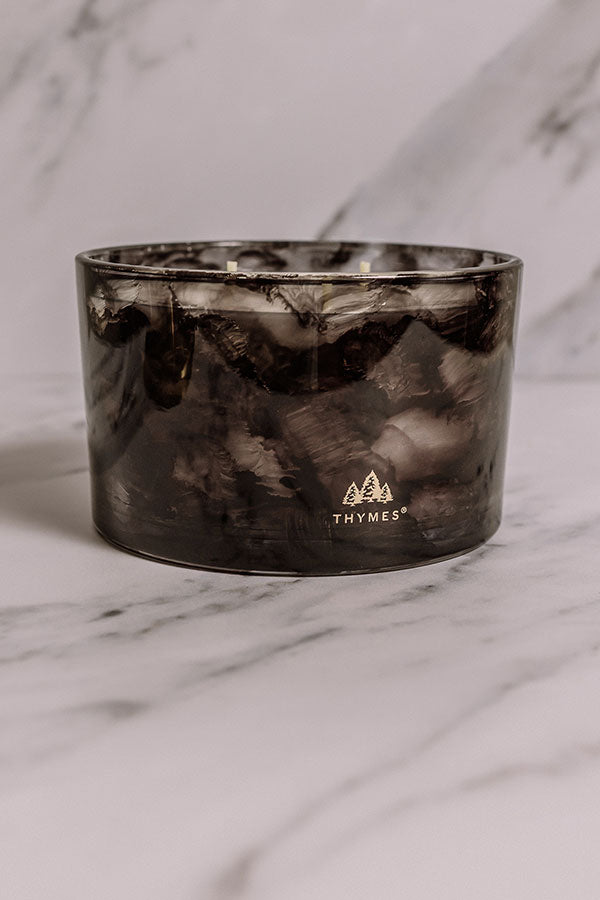 Thymes Noir Woods 3-Wick Poured Candle Image - 2