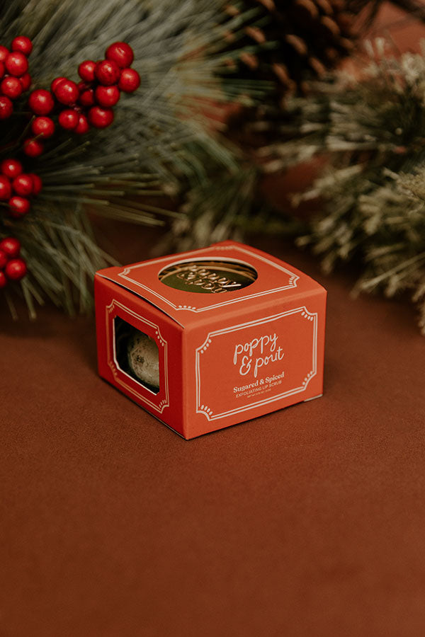 Poppy And Pout Sugared And Spiced Lip Scrub Image - 2