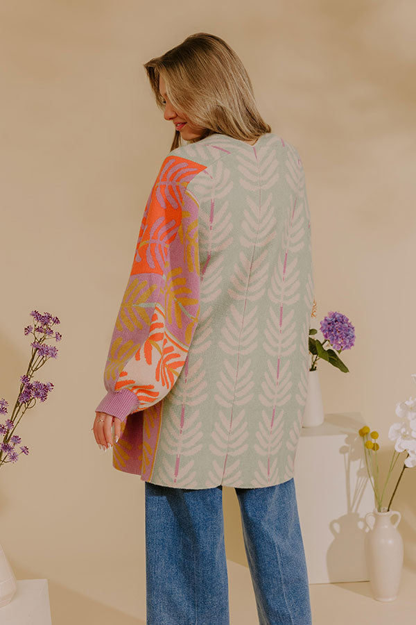 Blooming Personality Knit Cardigan Image - 4