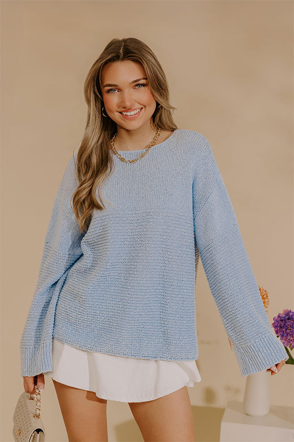 Spring Street Chic Knit Sweater Image - 2