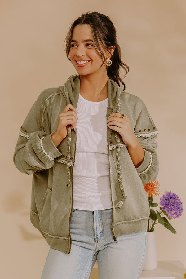 Darling In The City Vintage Wash Hoodie Image - 1