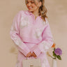 Uptown Bloom Floral Crop Sweater Top Image - 1