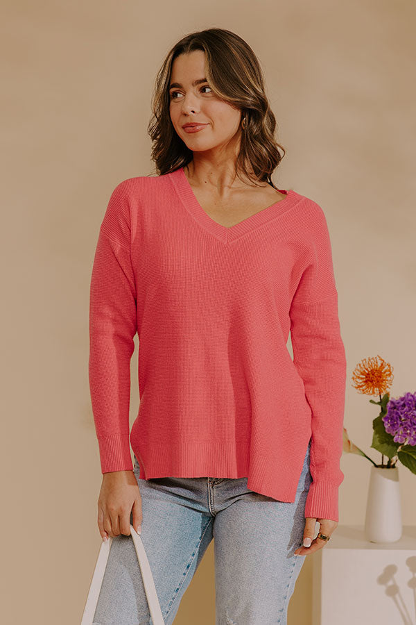 New Season Waffle Knit Top Image - 3