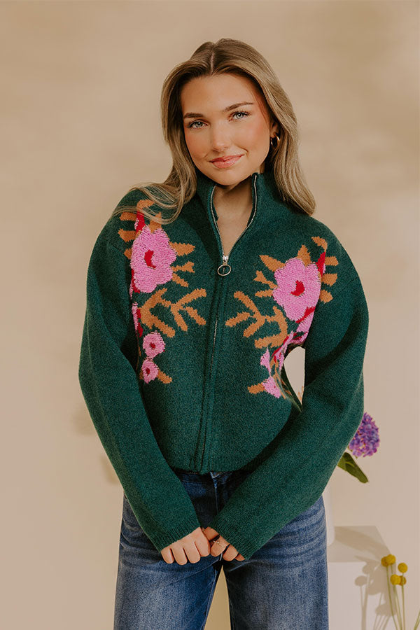 Early Bloom Knit Sweater Image - 1