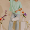 Spring Ease Knit Sweater Top Image - 1