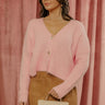 Snuggle Session Knit Cardigan in Pink Image - 1