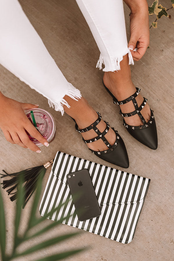 The Candace Flat In Black