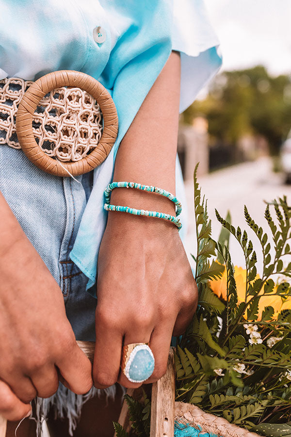 Turquoise Kendra Scott Wave Ring Kendra Scott Reece Gold Wrap