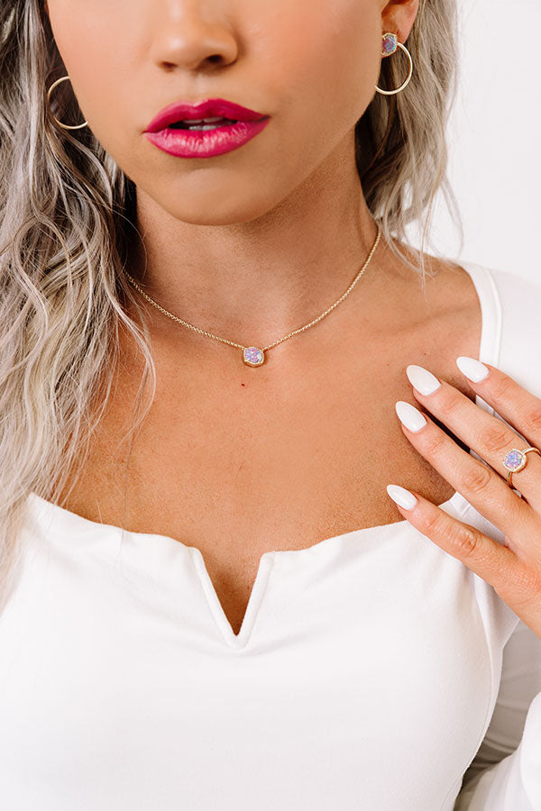 Kendra Scott Kyocera Opal Necklace Kendra Scott Davie Gold