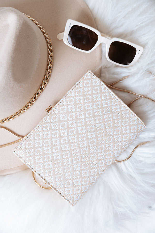 Certified Chic Woven Clutch Image - 1