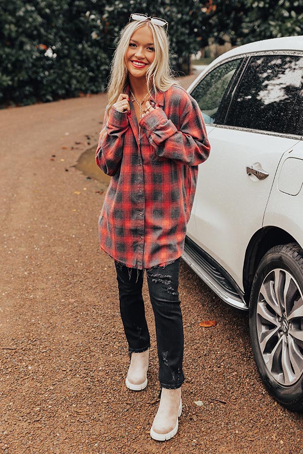 Blame It On The Weather Flannel – Impressions Online Boutique