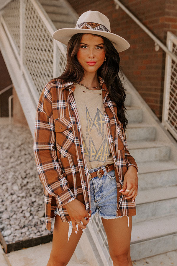Fall Perfection Plaid Button Up