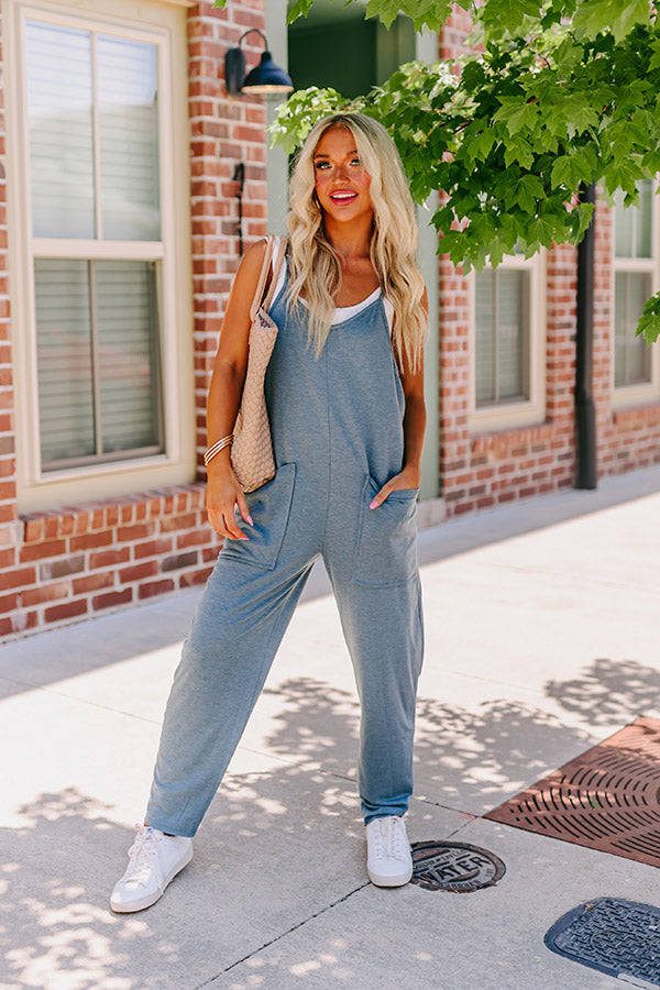 Chic And Sincere Jumpsuit in Teal