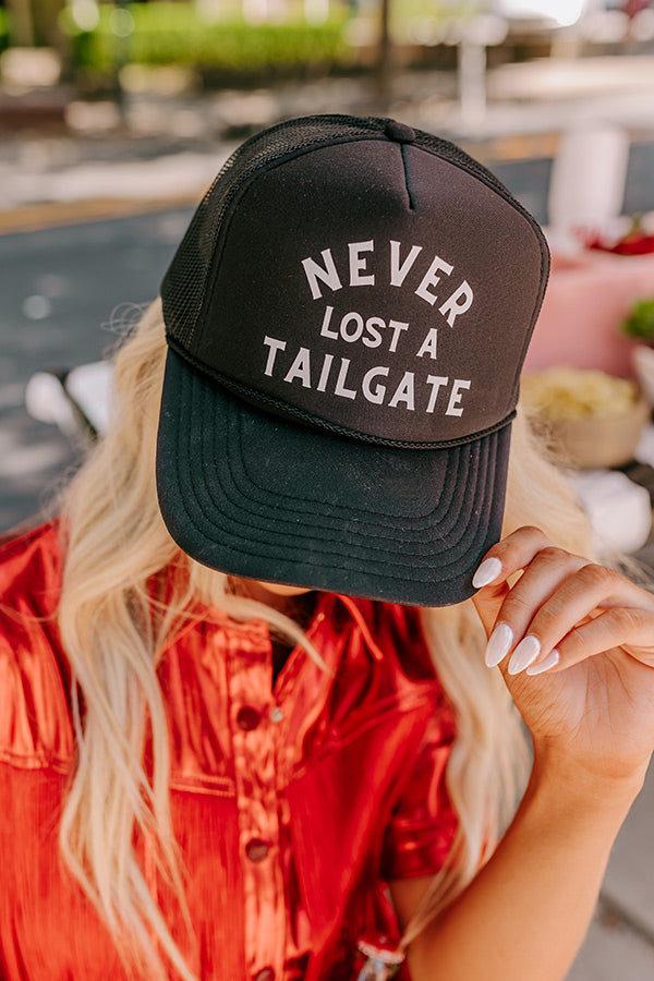 Never Lost A Tailgate Trucker Hat