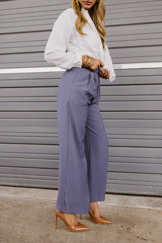 The Donatella High Waist Trousers In Riverside