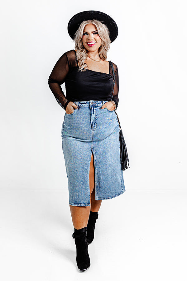skater dress with denim jacket LOVIKA
