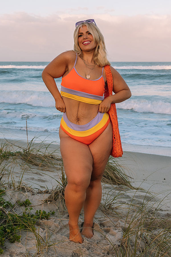 South Beach Babe High Waist Bikini Bottom Curves