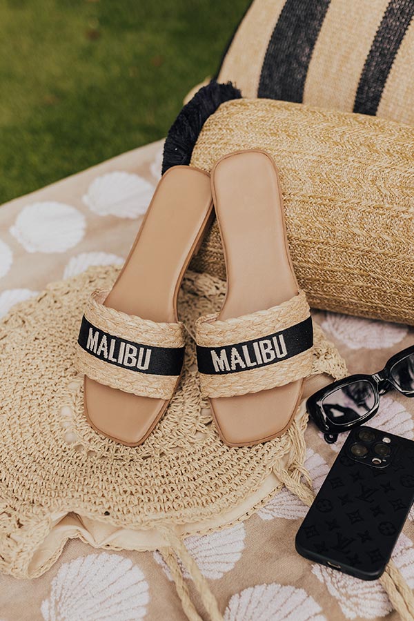 Malibu Raffia Woven Sandal