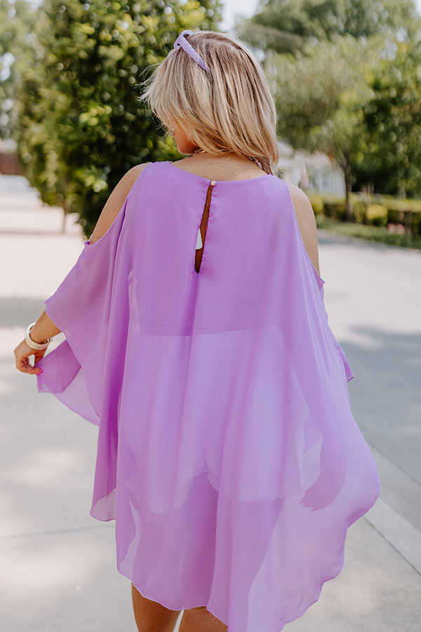 Call Me Chic Bodysuit In Lavender  Curves Image - 4