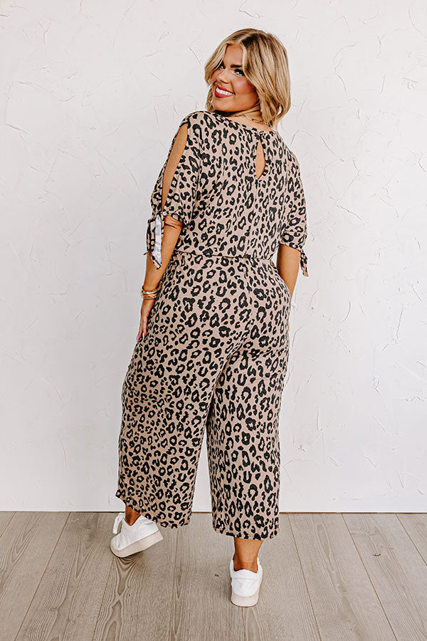 State Of Happiness Leopard Jumpsuit Curves Image - 3