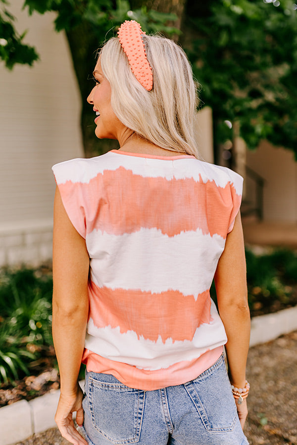 Serene Dreams Tie Dye Dress In Orange Image - 4