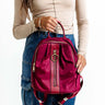 Shuttle To The City Backpack In Wine Image - 1