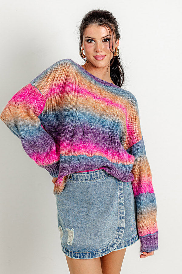 Candy Coated Knit Sweater