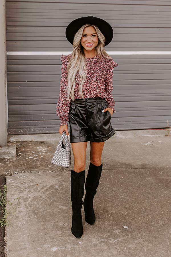 Vivid Views Floral Shift Top in Pink Image - 5