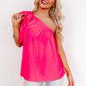 Flirty At Heart Shift Top In Hot Pink Image - 1