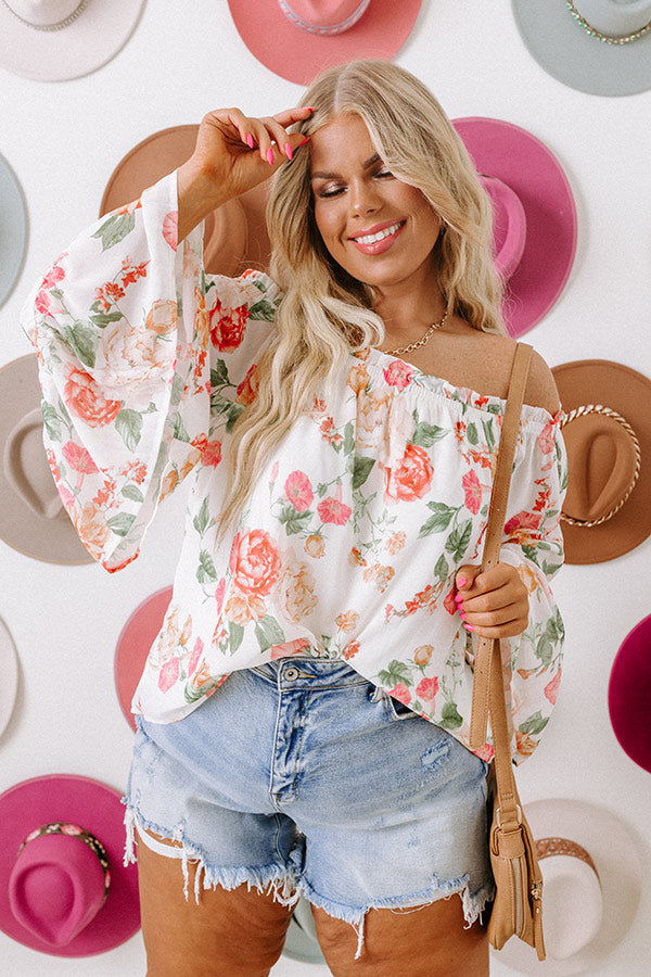 Perfect Moments Floral Shift Top Curves