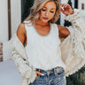 Truly Talented Knit Top In White Image - 1