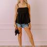 Lovely Story Babydoll Tank In Black Image - 1