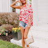 Curacao Cutie Shift Top In Scarlet Image - 1
