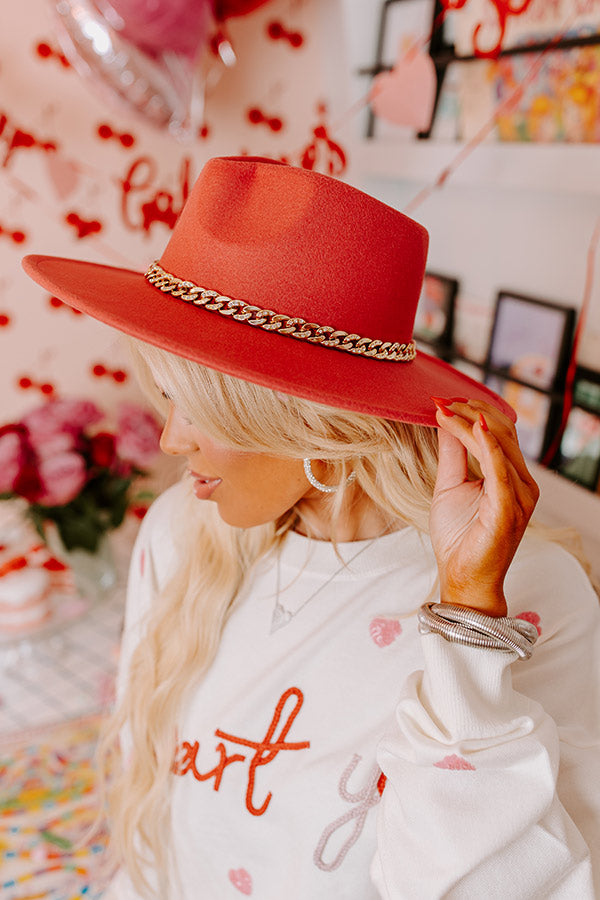 All Brand New Fedora In Rose