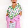 Timeless Beauty Shift Top In Green Image - 1