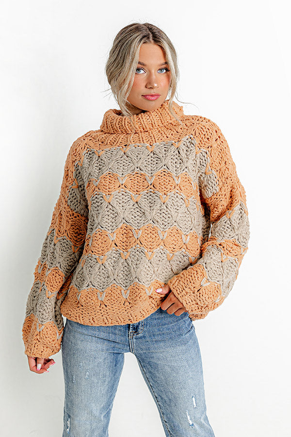 Pumpkin Spice Dreamer Knit Sweater