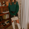 Wrapped Around Your Finger Sweater In Hunter Green Image - 1