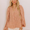 Flirting For Fun Shift Top In Peach Image - 1