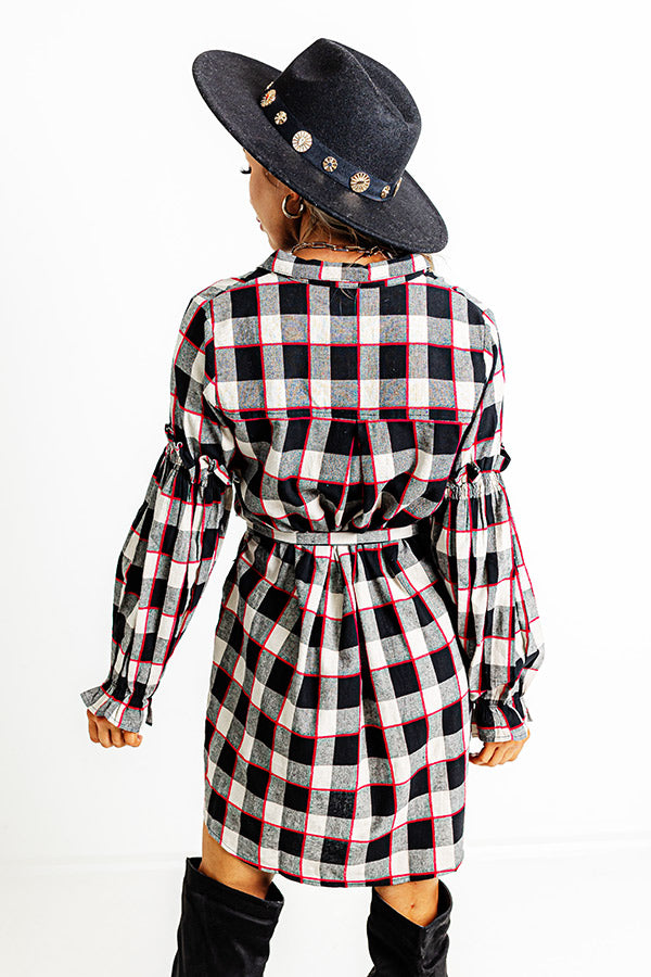 Cocoa Classic Checkered Dress Image - 2