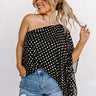 Ready To Wine Down Polka Dot Top Curves Image - 1