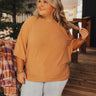 Weekend Living Shift Top In Pumpkin Curves Image - 1